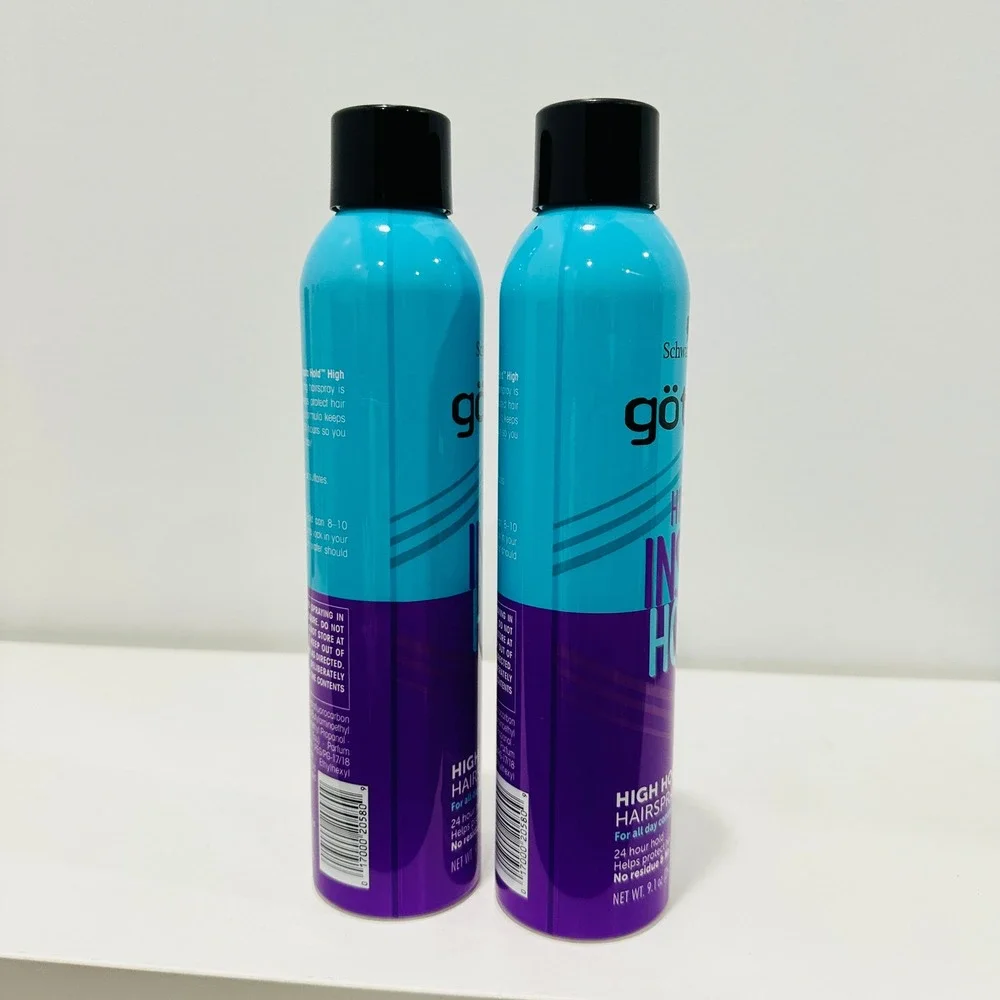 Schwarzkopf got2b High Insta Hold Hairspray 9.1 oz 2 Pack Fast Drying High Hold